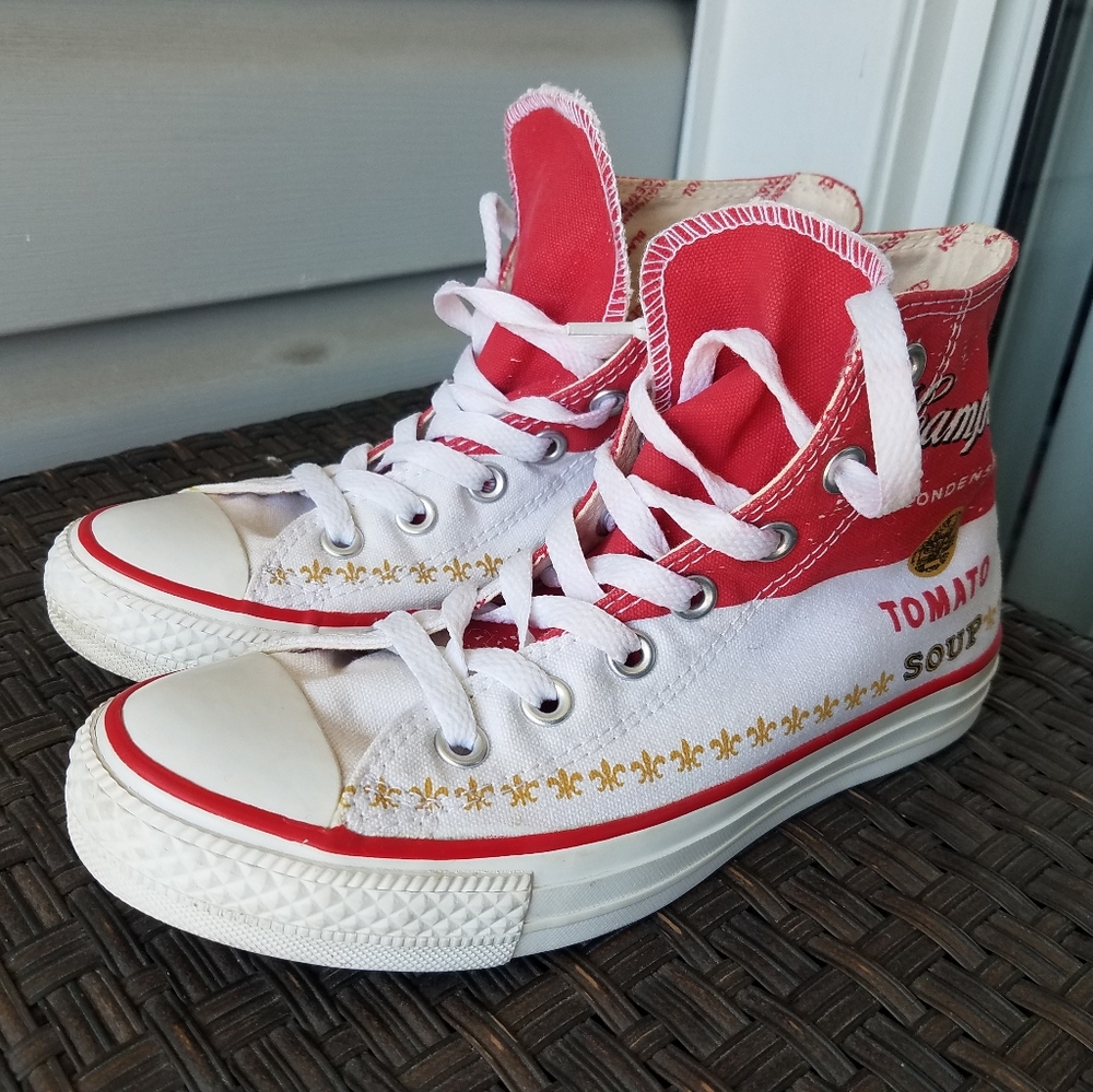 SOLD Campbells Tomato Soup Converse Chuck Taylors Sneakers